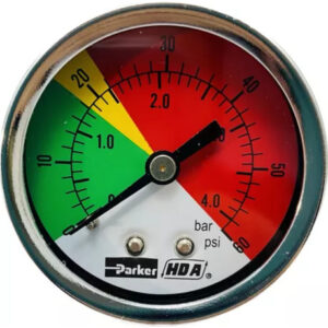 Indicador De Pressão 25psi 936912-ra Mst0100 Parker