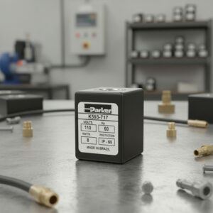K593-717 Bobina Quadrada Pneumática 110 A 125v-60 Hz Parker